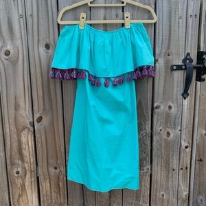 Chelsea Gunn strapless dress